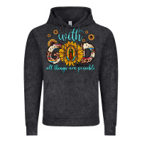 Vintage Black with god all things are possible matthew 19 26 Vintage Hoodie - JahusDesignShop