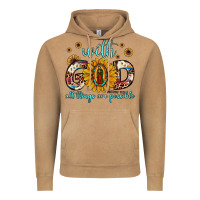 Vintage Camel with god all things are possible matthew 19 26 Vintage Hoodie - JahusDesignShop