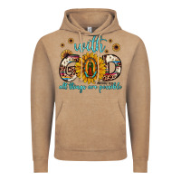 Vintage Coffee with god all things are possible matthew 19 26 Vintage Hoodie - JahusDesignShop