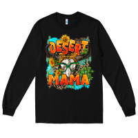 Black desert mama   leopard Long Sleeve Tee - AdoDesignShop