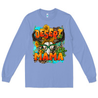 Colony Blue desert mama   leopard Long Sleeve Tee - AdoDesignShop