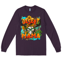 Plum desert mama   leopard Long Sleeve Tee - AdoDesignShop