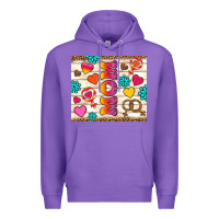 Purple Western LGBTQ+ Mom Lesbian Tumbler Premium Hoodie - BundleAndBundleShop
