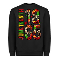 Black 1865 juneteenth Heavyweight Sweatshirt - Zillion Design Studio