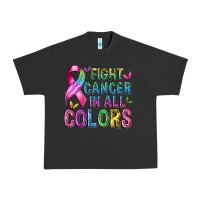 Pigment Black fight cancer in all colors Urban Heavy Tee - texasbilliewilder