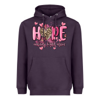 Plum hope nobody fights alone Heavyweight Hoodie - MaliasSmallBusiness