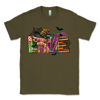 Army Green love halloween heifer Classic Tee - AdoDesignShop
