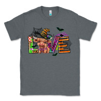Charcoal Heather love halloween heifer Classic Tee - AdoDesignShop