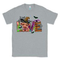 Heather Grey love halloween heifer Classic Tee - AdoDesignShop