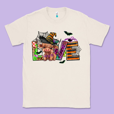 Love Halloween Heifer Classic Tee Designed By Adodesignshop