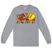 Heather Grey rub some dirt on it Long Sleeve Tee - AdoDesignShop
