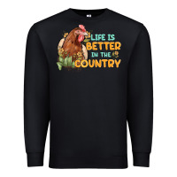 Black life is better in the country Premium Sweatshirt - MaliasSmallBusiness