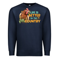 Navy life is better in the country Premium Sweatshirt - MaliasSmallBusiness