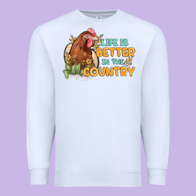 Life Is Better In The Country Premium Sweatshirt Designed By Maliassmallbusiness