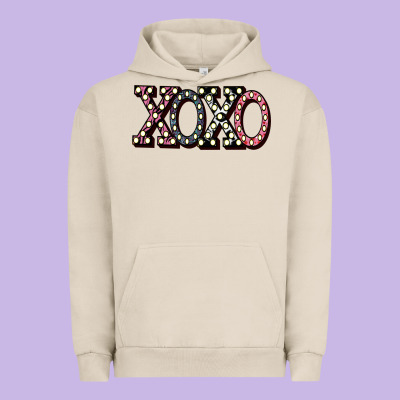 Xoxo Digital Valentines Day Urban Hoodie Designed By Bettercallsaul
