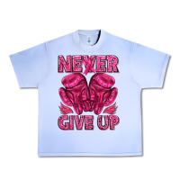 Never Give Up Cancer Urban Heavy Tee | Teevron