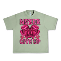 Oil Green never give up cancer Urban Heavy Tee - texasbilliewilder