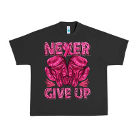 Pigment Black never give up cancer Urban Heavy Tee - texasbilliewilder