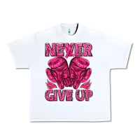 White never give up cancer Urban Heavy Tee - texasbilliewilder