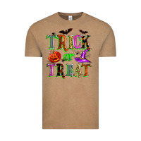 Vintage Coffee trick or treat Vintage Tee - Zillion Design Studio