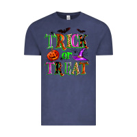 Vintage Denim trick or treat Vintage Tee - Zillion Design Studio