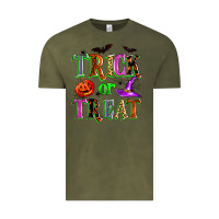 Vintage Olive trick or treat Vintage Tee - Zillion Design Studio