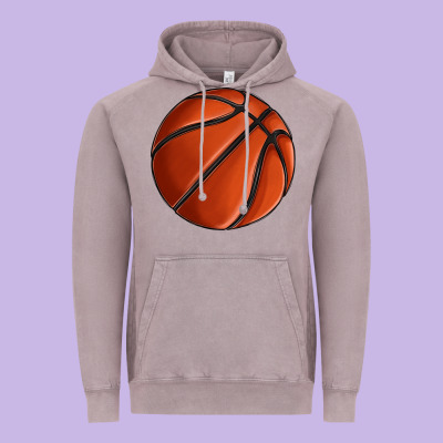 Basketball Vintage Hoodie Designed By Texasbilliewilder