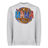Heather Grey 4th of july mama Heavyweight Sweatshirt - texasbilliewilder