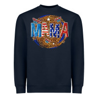 Navy 4th of july mama Heavyweight Sweatshirt - texasbilliewilder