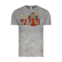 Cloud Rock faith our lady of guadalupe cross Vintage Tee - BarkalooDesign