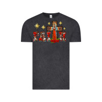Vintage Black faith our lady of guadalupe cross Vintage Tee - BarkalooDesign