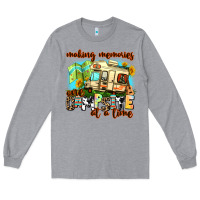 Heather Grey making memories one campsite at a time Long Sleeve Tee - AdoDesignShop