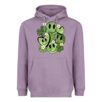 Lavender st. patrick's day green smile Heavyweight Hoodie - MaliasSmallBusiness