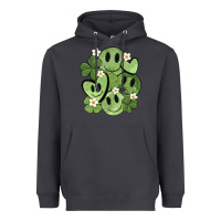 Smoke st. patrick's day green smile Heavyweight Hoodie - MaliasSmallBusiness