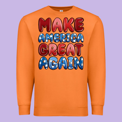 Make America Great Again Premium Sweatshirt Designed By Maliassmallbusiness