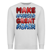 Dove Grey make america great again Premium Sweatshirt - MaliasSmallBusiness