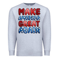 Heather Grey make america great again Premium Sweatshirt - MaliasSmallBusiness