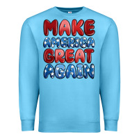 Ocean Blue make america great again Premium Sweatshirt - MaliasSmallBusiness