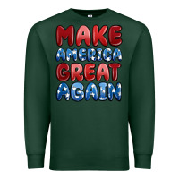 Sports Green make america great again Premium Sweatshirt - MaliasSmallBusiness