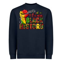 Navy we are black history Heavyweight Sweatshirt - Zillion Design Studio