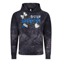 Cloud Black little sister biggest fan volleyball Vintage Hoodie - Zillion Design Studio