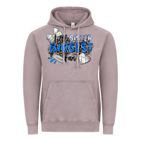 Vintage Zinc little sister biggest fan volleyball Vintage Hoodie - Zillion Design Studio