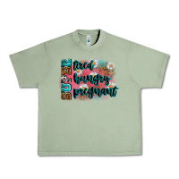 Oil Green super tired super hungry super pregnant Urban Heavy Tee - Zillion Design Studio