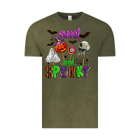 Vintage Olive sweet and spooky Vintage Tee - Zillion Design Studio