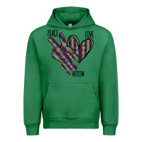 Emerald Peace Love Autism Urban Hoodie - Bettercallsaul