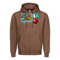 Chestnut teacher squad Zipper Hoodie - BundleAndBundleShop
