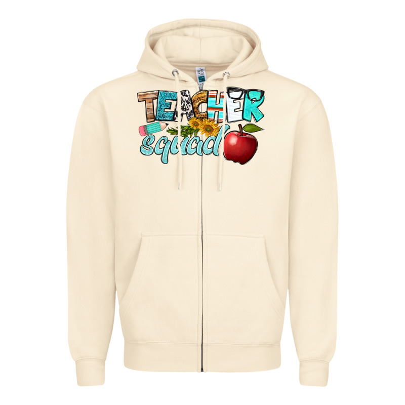Teacher Squad Zipper Hoodie by BundleAndBundleShop | Teevron