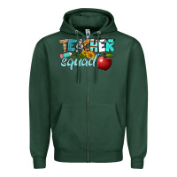 Sports Green teacher squad Zipper Hoodie - BundleAndBundleShop