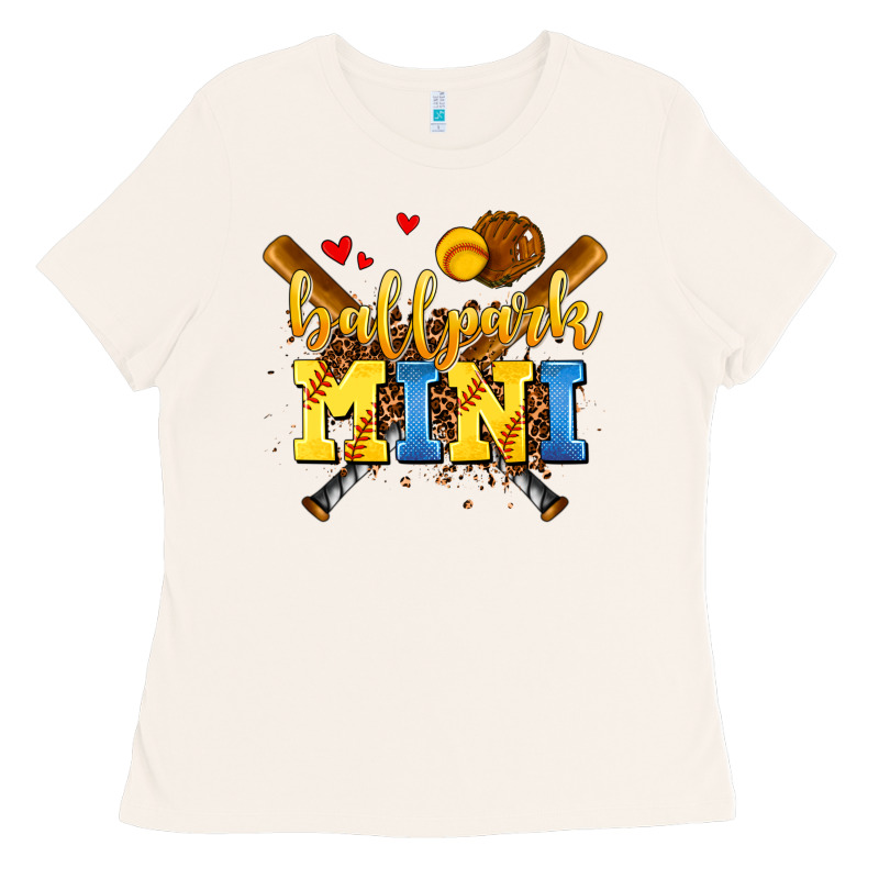 Ballpark Mini Ladies Tee by AdoDesignShop | Teevron