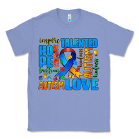 Colony Blue autism  words Classic Tee - AdoDesignShop